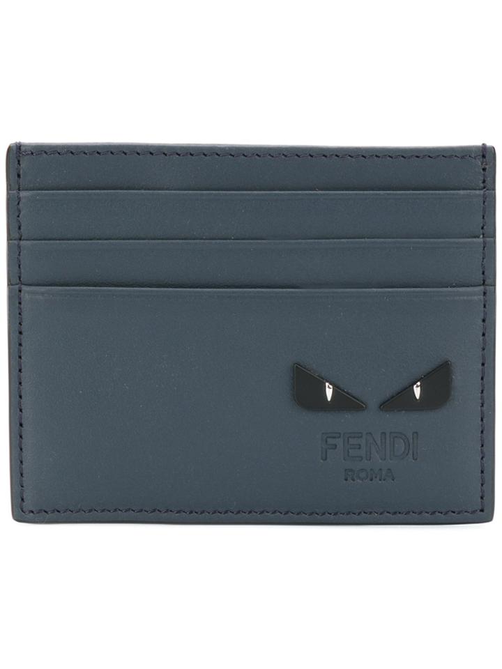 Fendi Bag Bugs Card Holder - Blue