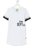 Vingino - Denim Dept T-shirt - Kids - Cotton - 14 Yrs, White