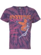 Hysteric Glamour Butterfly Girl Print T-shirt - Pink & Purple