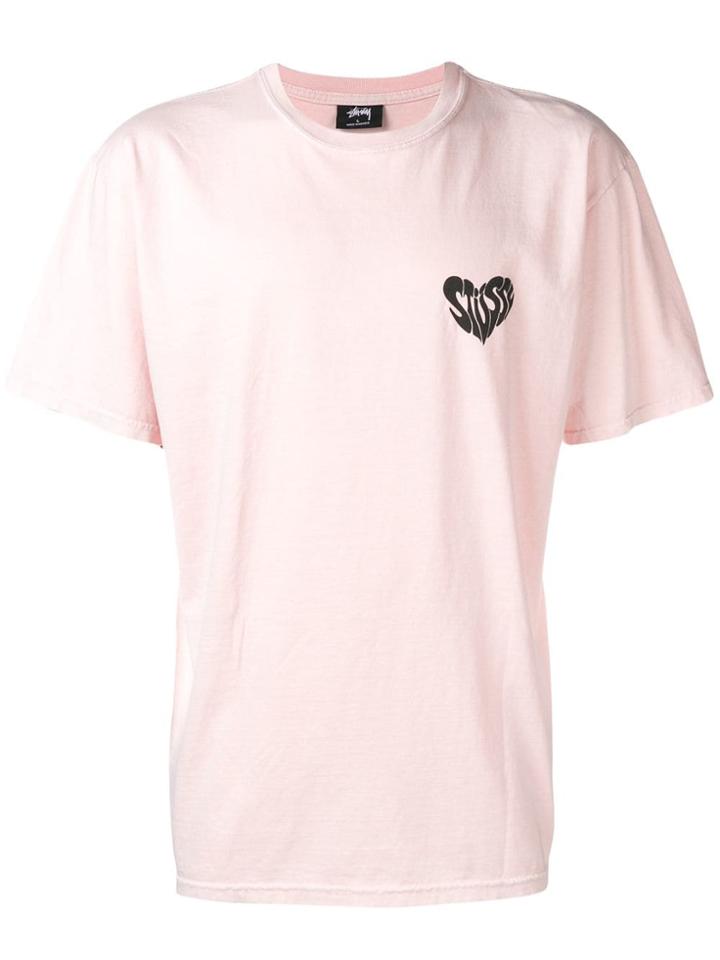 Stussy Printed T-shirt - Pink