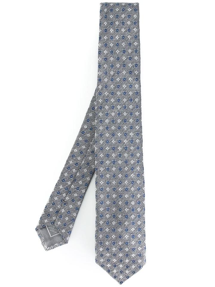 Brioni 'circles' Pattern Tie