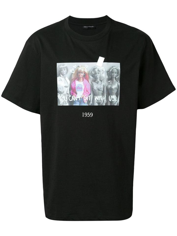 Throwback. Blondie Print T-shirt - Black