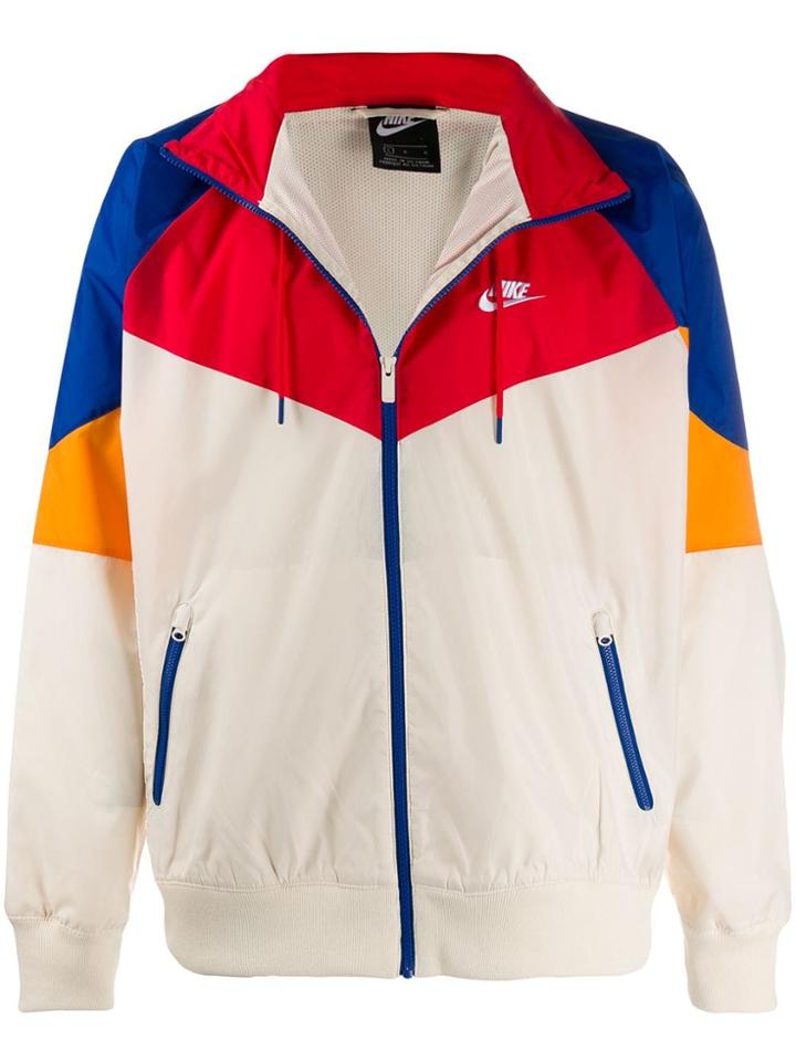 Nike Colour Block Sports Jacket - Neutrals