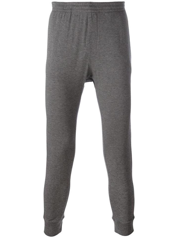 Dsquared2 Underwear Canadian Emblem Lounge Pants, Men's, Size: Large, Grey, Viscose/spandex/elastane