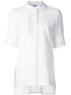 Macgraw Entitle Shirt, Women's, Size: 10, White, Polyester/acetate/silk Organza