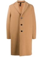 Harris Wharf London Single-breasted Midi Coat - Neutrals