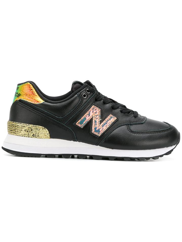 New Balance Casual Lace-up Sneakers - Black