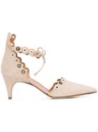 Derek Lam Consuela Ankle Strap Pump - Nude & Neutrals