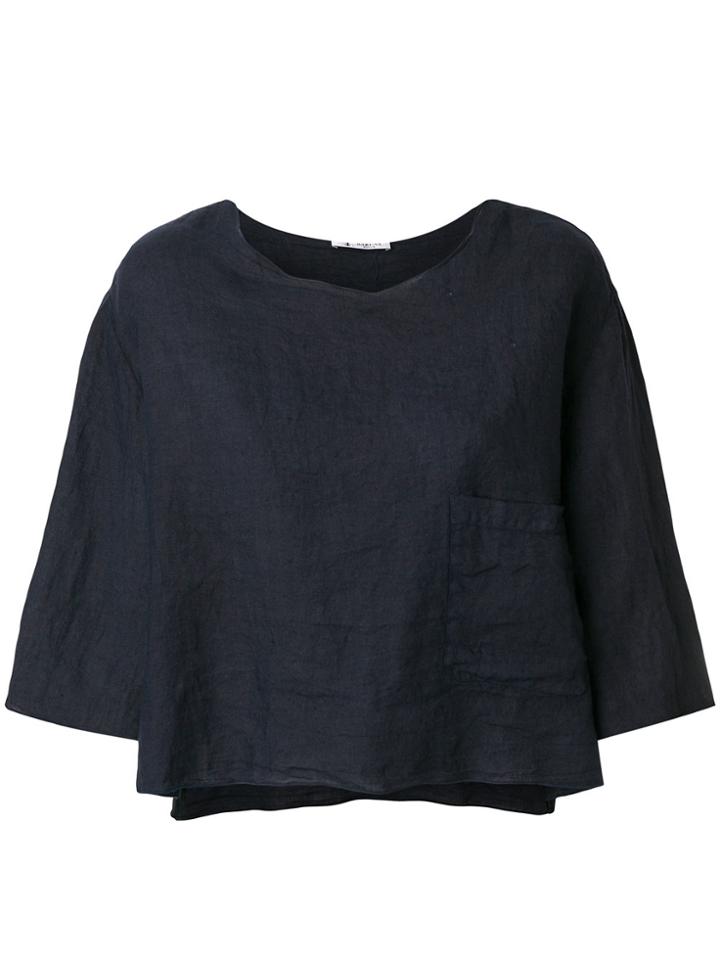 Barena Cropped T-shirt - Blue