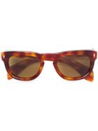 Jacques Marie Mage Tortoiseshell Squared Sunglasses - Brown