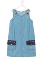 Little Marc Jacobs - Teen Sleeveless Dress - Kids - Cotton - 14 Yrs, Blue