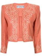 Yves Saint Laurent Pre-owned Linen Toreador Inspired Jacket - Pink