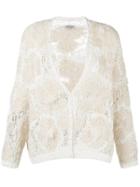 Brunello Cucinelli Textured Cardigan - White