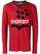 Isabel Marant Graphic Print Sweater - Red