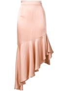 Semicouture Asymmetric Skirt - Pink
