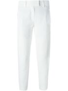 Ann Demeulemeester 'keating' Trousers, Women's, Size: 38, White, Nylon/linen/flax/cotton/viscose