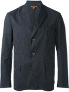 Barena Two Button Blazer, Men's, Size: 52, Blue, Cotton/ramie/elastodiene