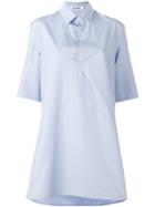 Jil Sander - Oversized Shirt - Women - Cotton - 42, Blue, Cotton