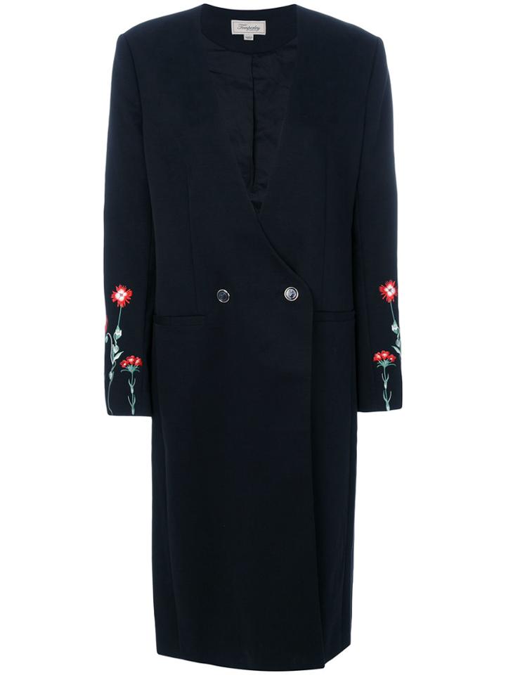 Temperley London Creek Tailored Long Coat - Black