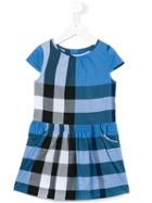 Burberry Kids House Check Dress, Girl's, Size: 10 Yrs, Blue