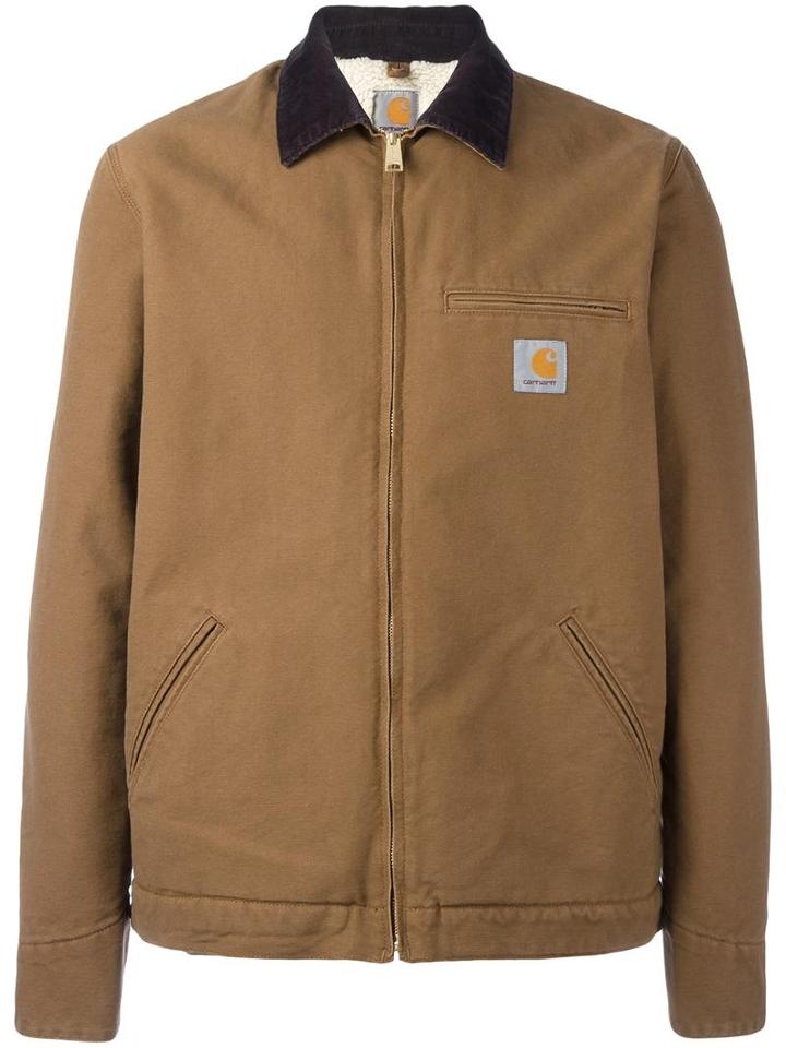 Carhartt 'canvas' Bomber Jacket, Men's, Size: Large, Brown, Cotton/polyester