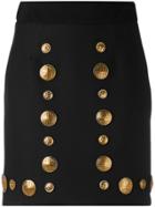 Fausto Puglisi Metallic Embellished Skirt - Black