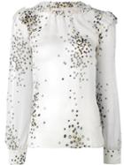 Marco Bologna - Confetti Print Blouse - Women - Silk - 42, White, Silk