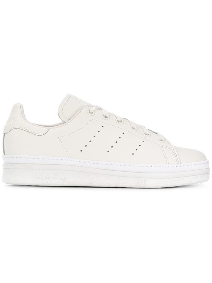 Adidas Adidas Aq1087 Cloud White Leather/fur/exotic Skins->leather