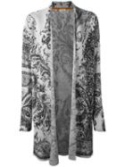 Etro - Striped Cardigan - Women - Linen/flax/polyester - 42, Women's, Nude/neutrals, Linen/flax/polyester