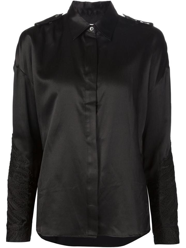 Christian Dada Embroidered French Silk Shirt