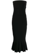 Norma Kamali Strapless Dress - Black