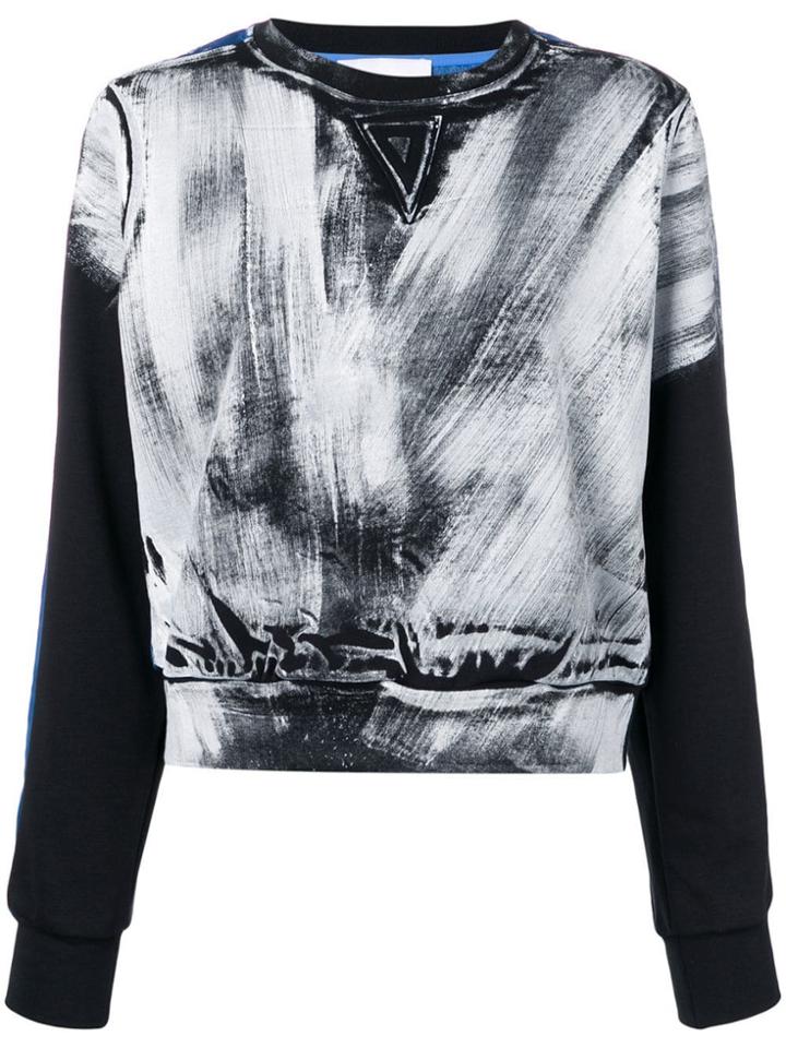 No Ka' Oi Paint Print Sweatshirt - Blue