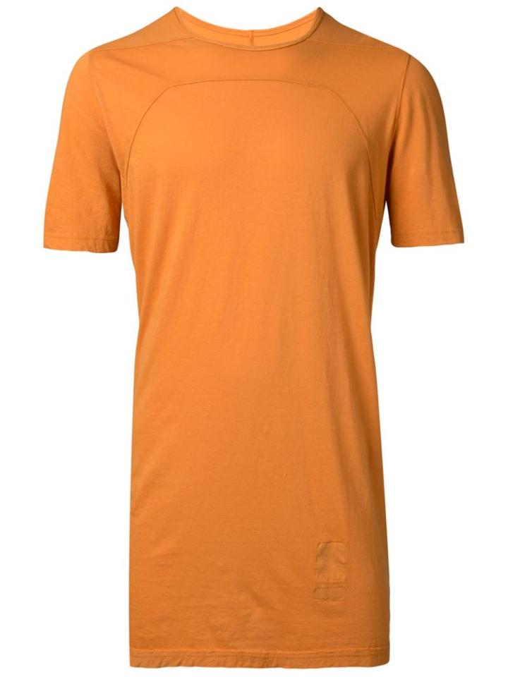 Rick Owens Drkshdw Woven Panel Design T-shirt