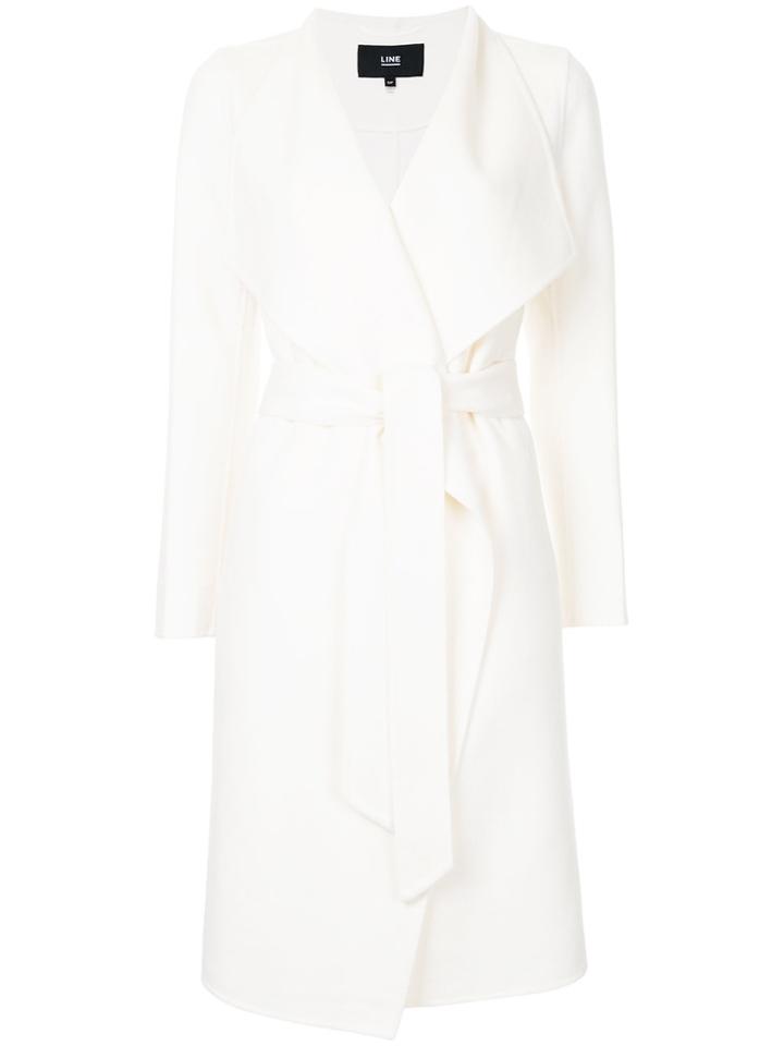 Line The Label Meghan Coat - White