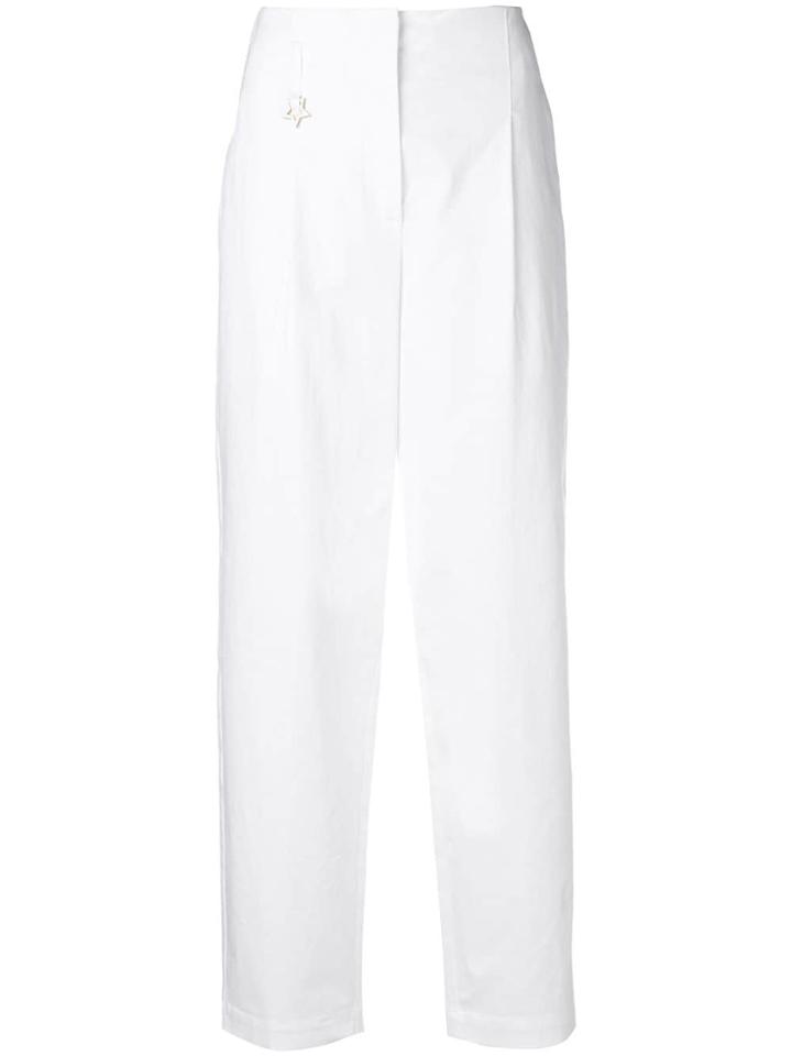 Lorena Antoniazzi High-waisted Trouser - White