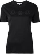Carven Cut Out T-shirt, Women's, Size: M, Black, Cotton/polyester