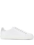 Philipp Plein Embellished Low Top Sneakers - White