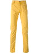 Jacob Cohen Chino Trousers, Men's, Size: 31, Yellow/orange, Cotton/spandex/elastane