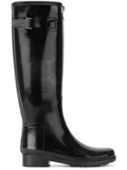 Hunter Buckle Wellington Boots - Black
