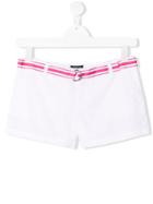 Ralph Lauren Kids Teen Belted Short Shorts - White