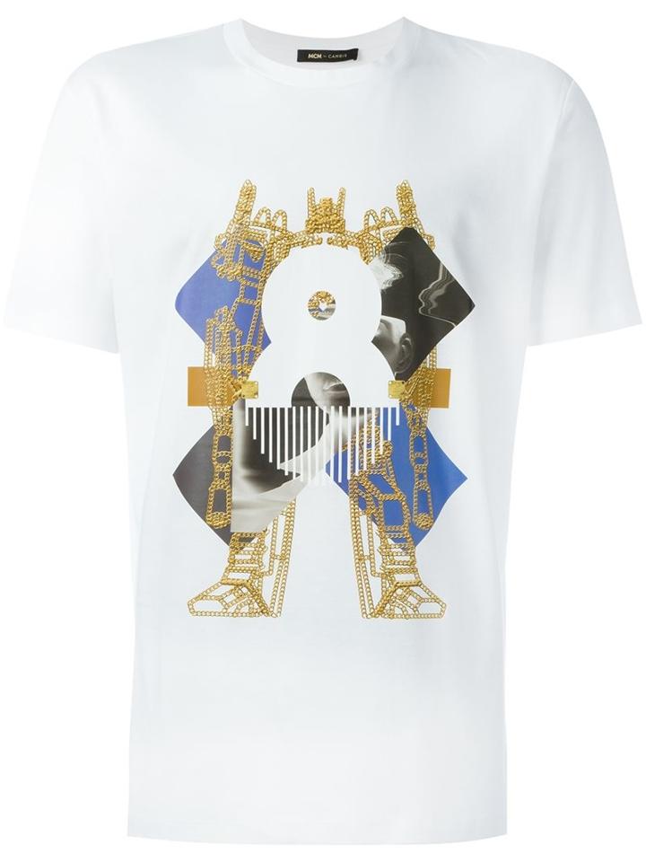 Mcm Logo Print T-shirt