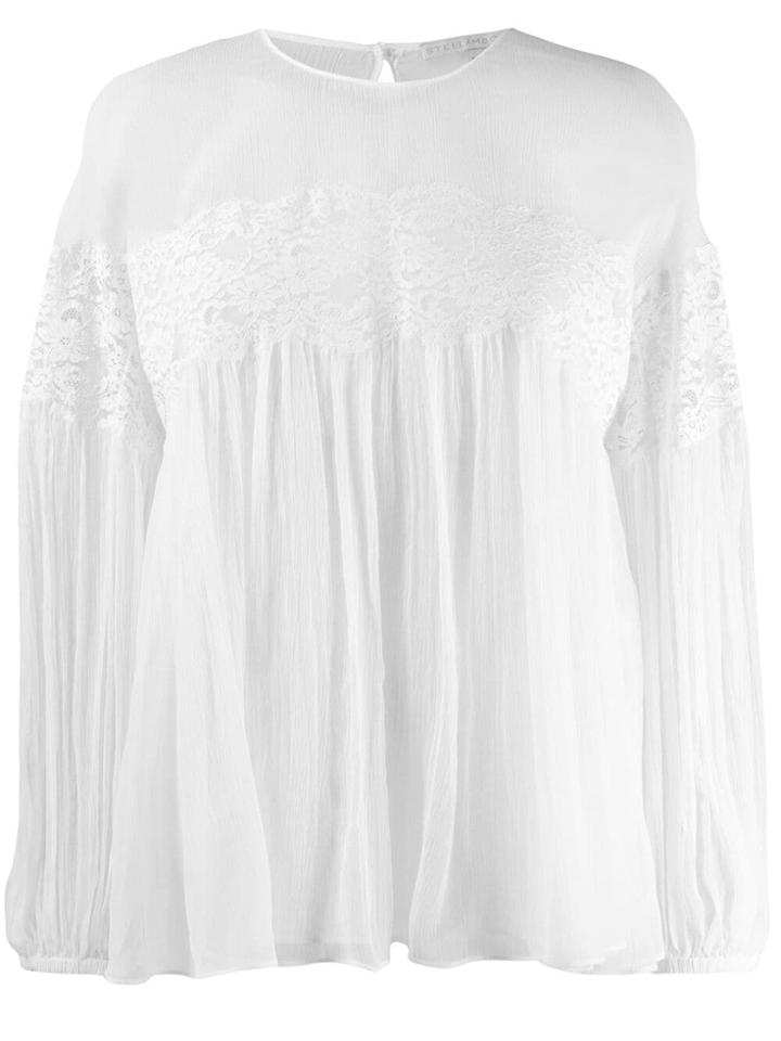 Stella Mccartney Lace Insert Blouse - White