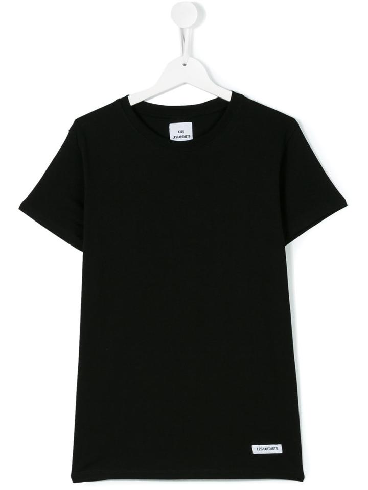 Les (art)ists Kids - Teen Parisian Boys Rear Print T-shirt - Kids - Cotton - 16 Yrs, Black