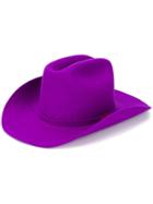 Calvin Klein 205w39nyc Felt Cowboy Hat - Purple