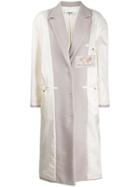 Mm6 Maison Margiela Inside-out Coat - White