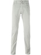 Jacob Cohen Classic Slim Jeans, Men's, Size: 32, Grey, Cotton/spandex/elastane