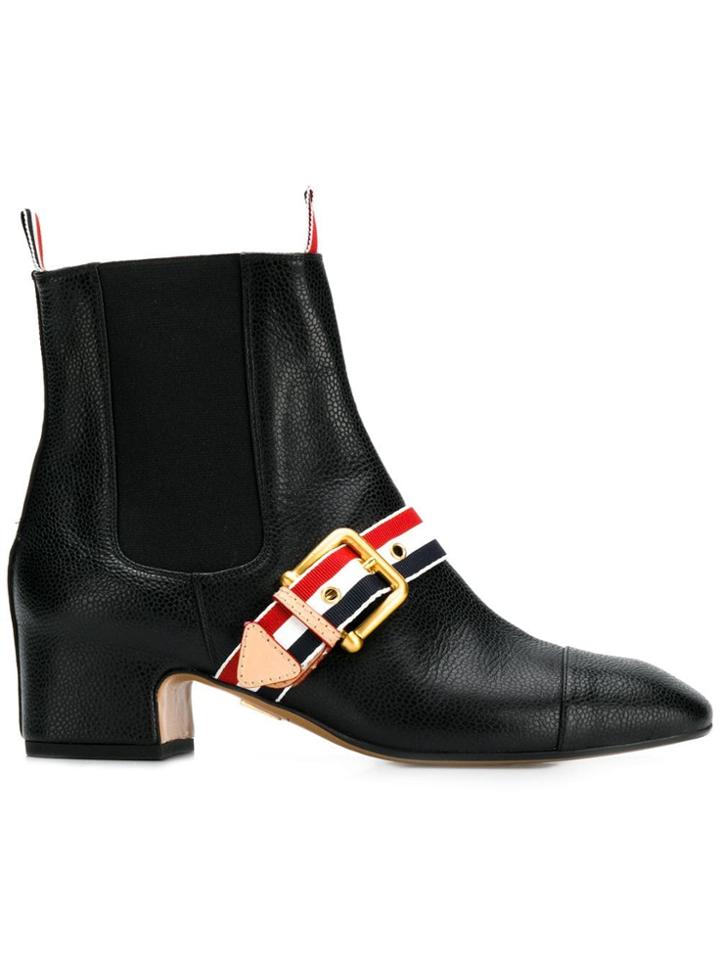 Thom Browne Nipped Toe Chelsea Boot - Black