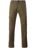 Stone Island Cargo Pocket Trousers, Men's, Size: 34, Green, Cotton/spandex/elastane