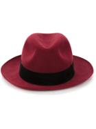 Maison Michel 'adam' Hat, Men's, Size: Large, Red, Rabbit Felt