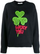 Philosophy Di Lorenzo Serafini Clover Intarsia Jumper - Black